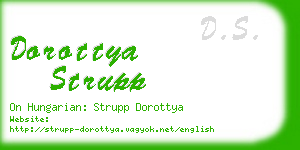 dorottya strupp business card